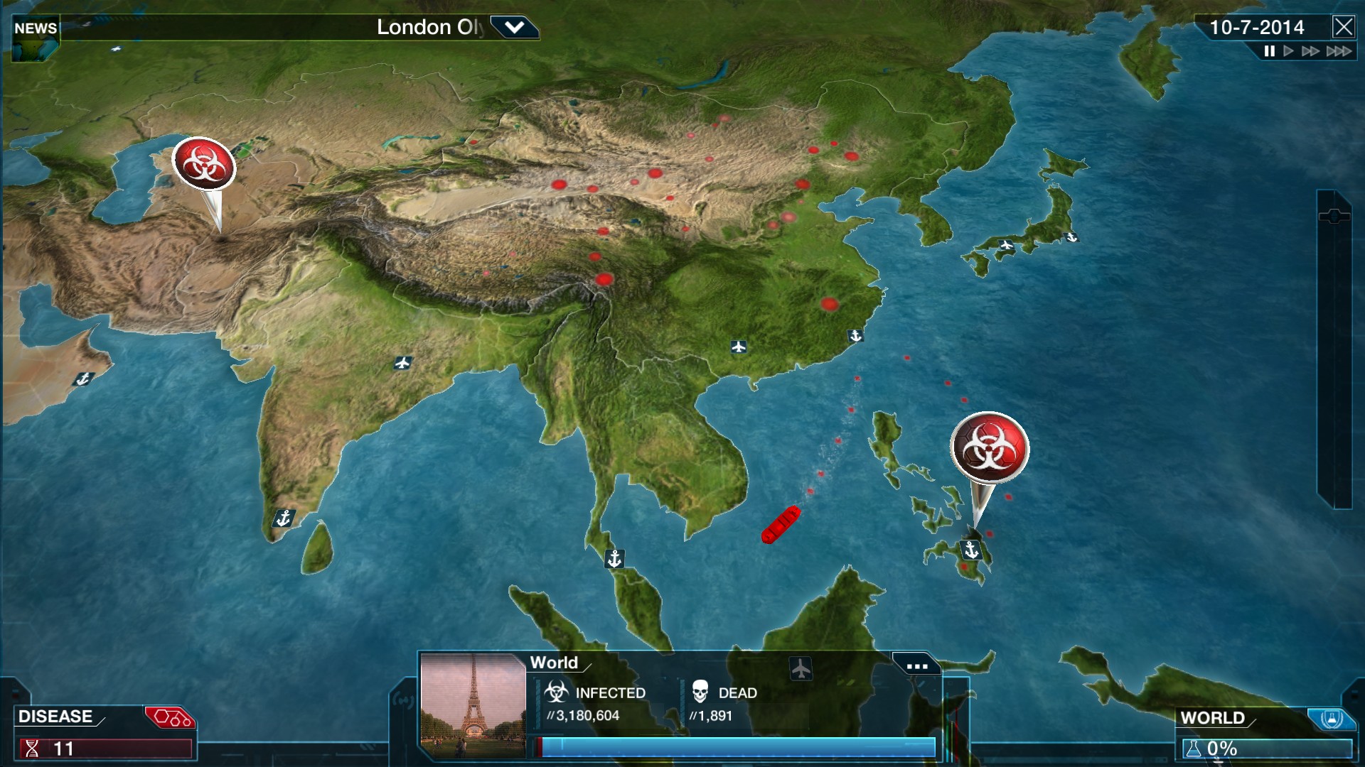图片[4]-瘟疫公司：物竞天择/Plague Inc: Evolved - 方舟游戏-方舟游戏