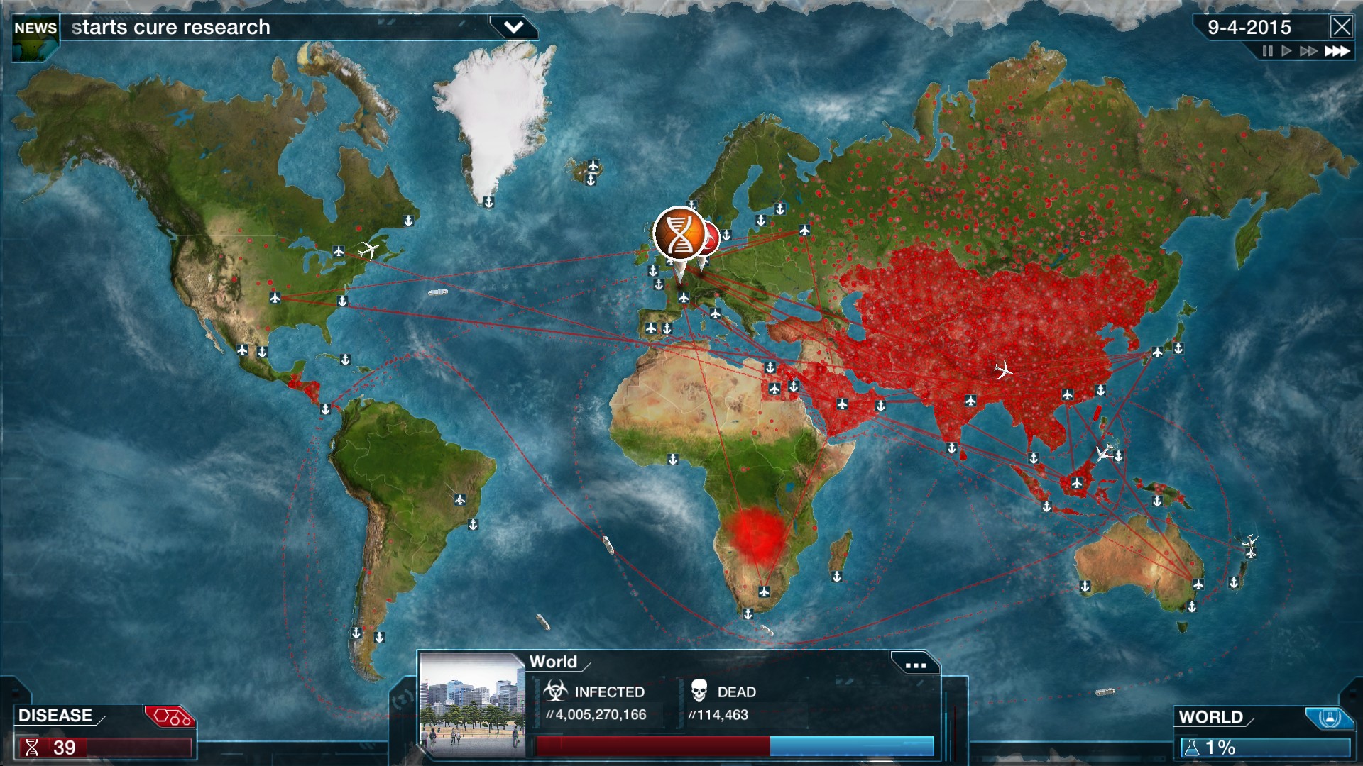 图片[2]-瘟疫公司：物竞天择/Plague Inc: Evolved - 方舟游戏-方舟游戏